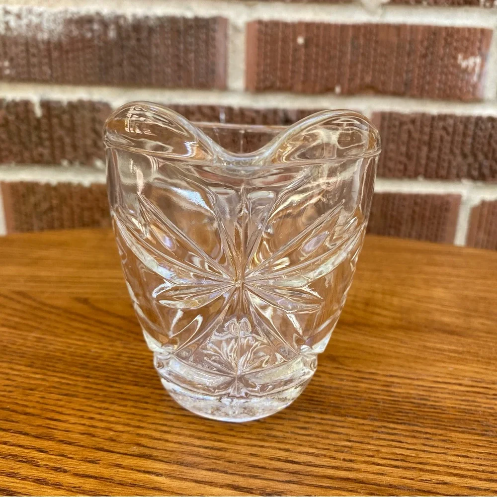 Anchor Hocking Windsor and Starburst Crystal Creamer